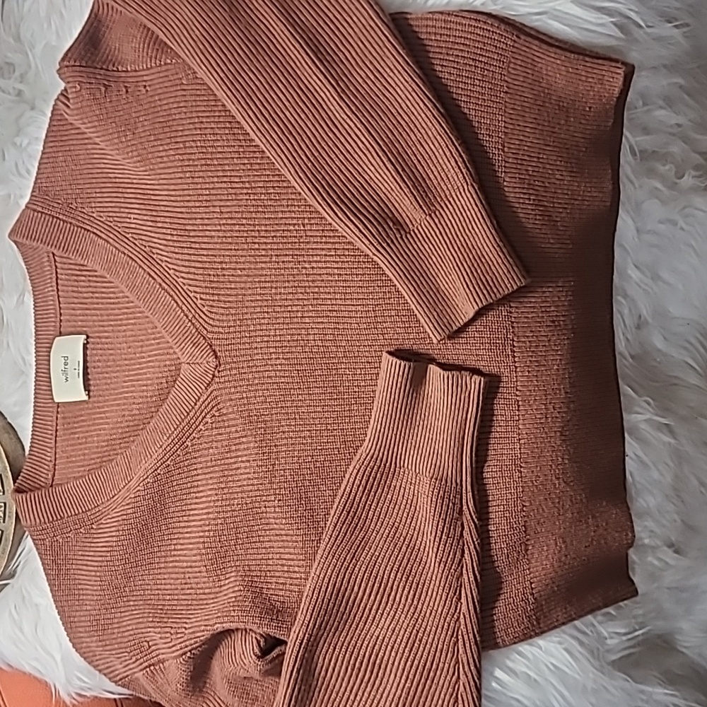 WILFRED ARITZIA V NECK SWEATER SIZE S - Picture 7 of 7